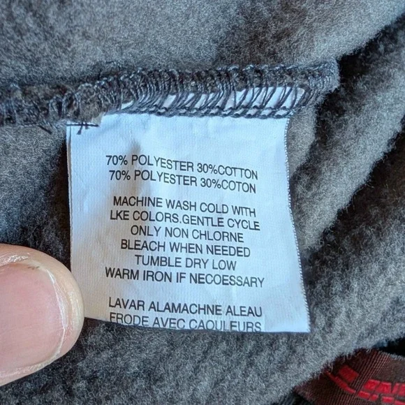 Ignition Cargo Sweatpants Mens Large Charcoal Grey Orange Contrast Stitch - Picture 4 of 5